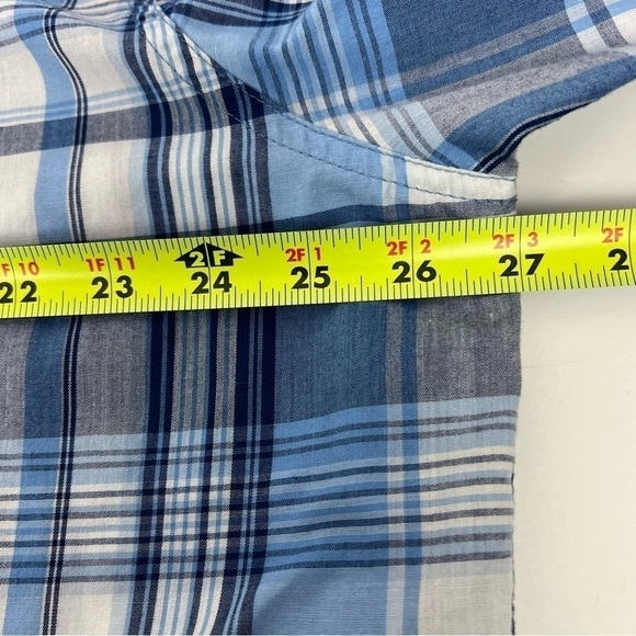 High Noon Men’s Western Cowboy White Pearl Snap Shirt Sz 2XL Multi Color Plaid - Picture 9 of 11